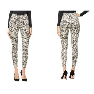 Good American NWT Good Legs Skinny Jean in Snakeskin Animal Print  // 0